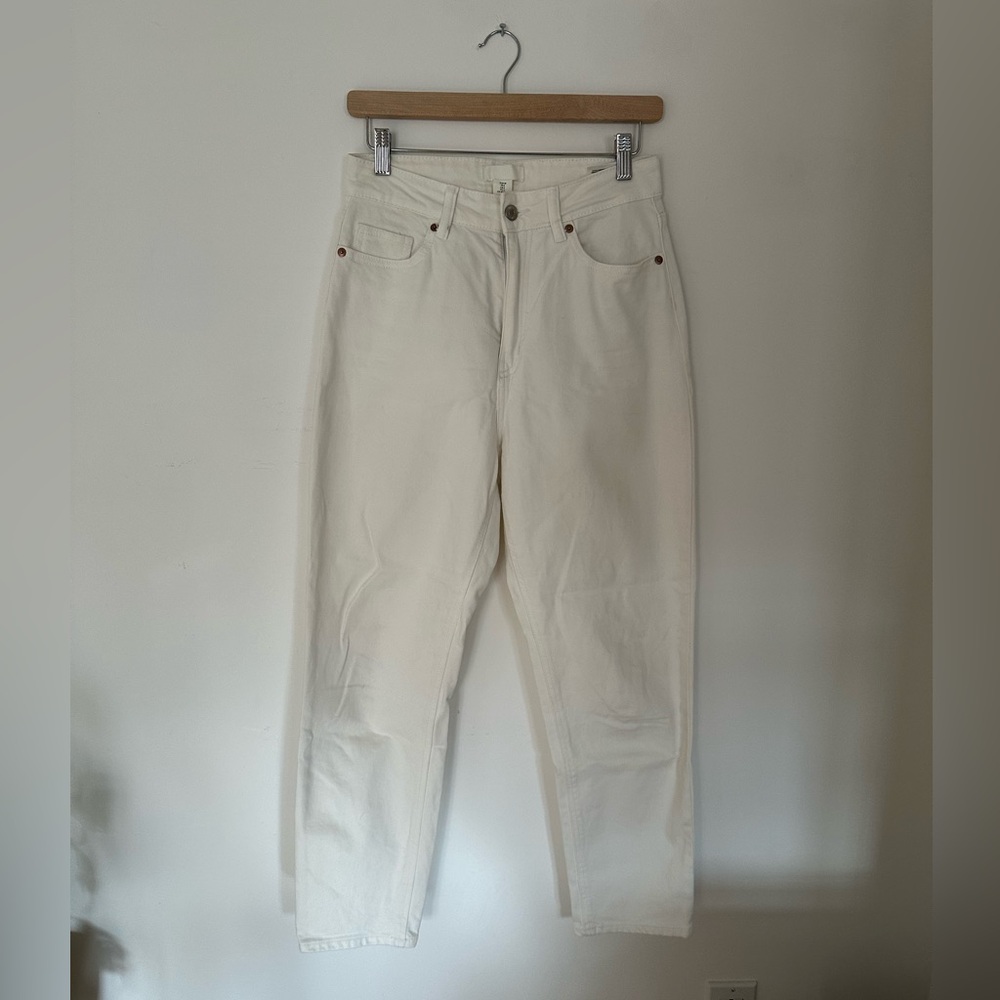 H&M white jeans
